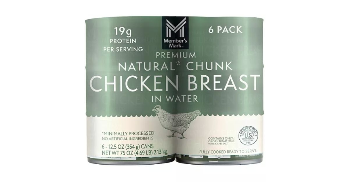 premium chunk chicken part in water