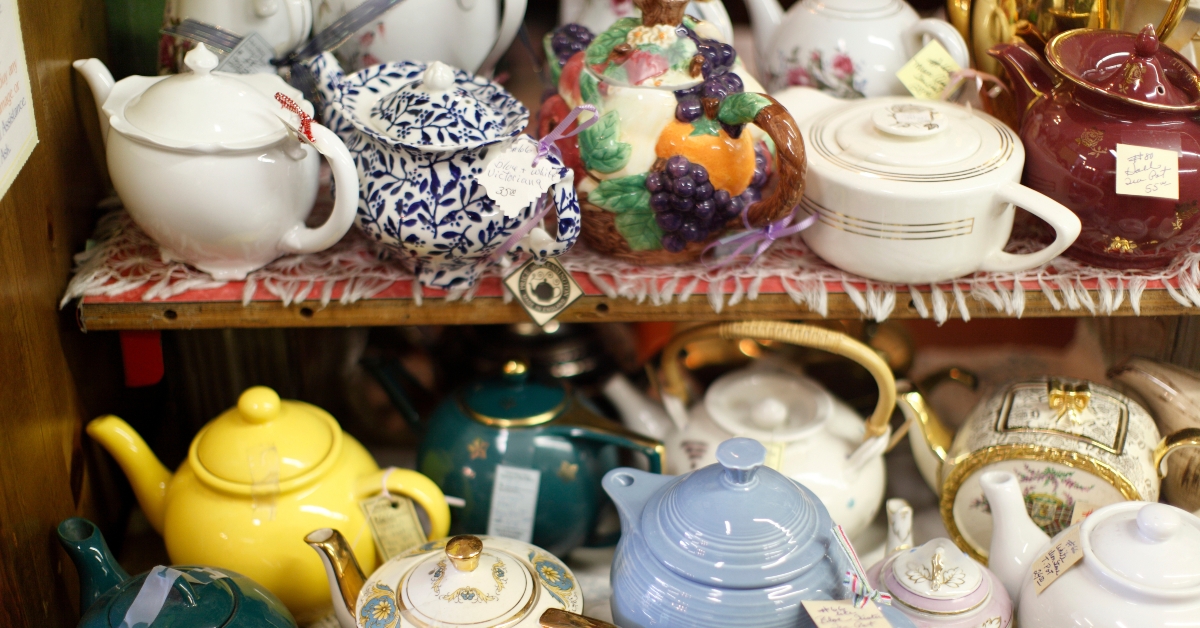 vintage teapot collection