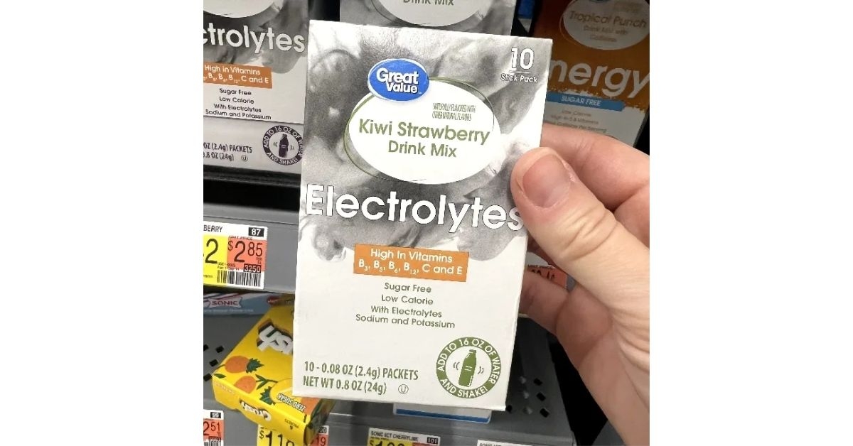 Great Value Kiwi Strawberry Electrolyte Drink Mix