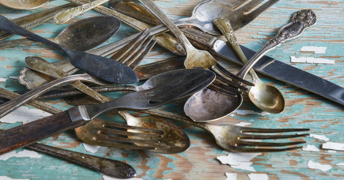 vintage silverware