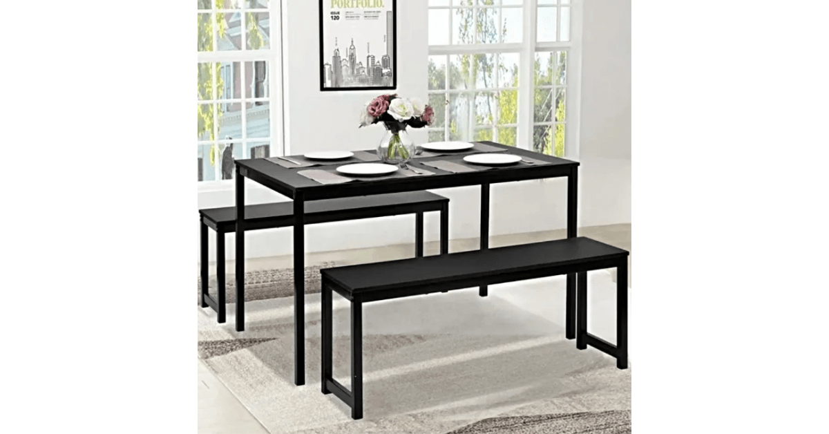 uhomepro 3 Piece Dining Table Set