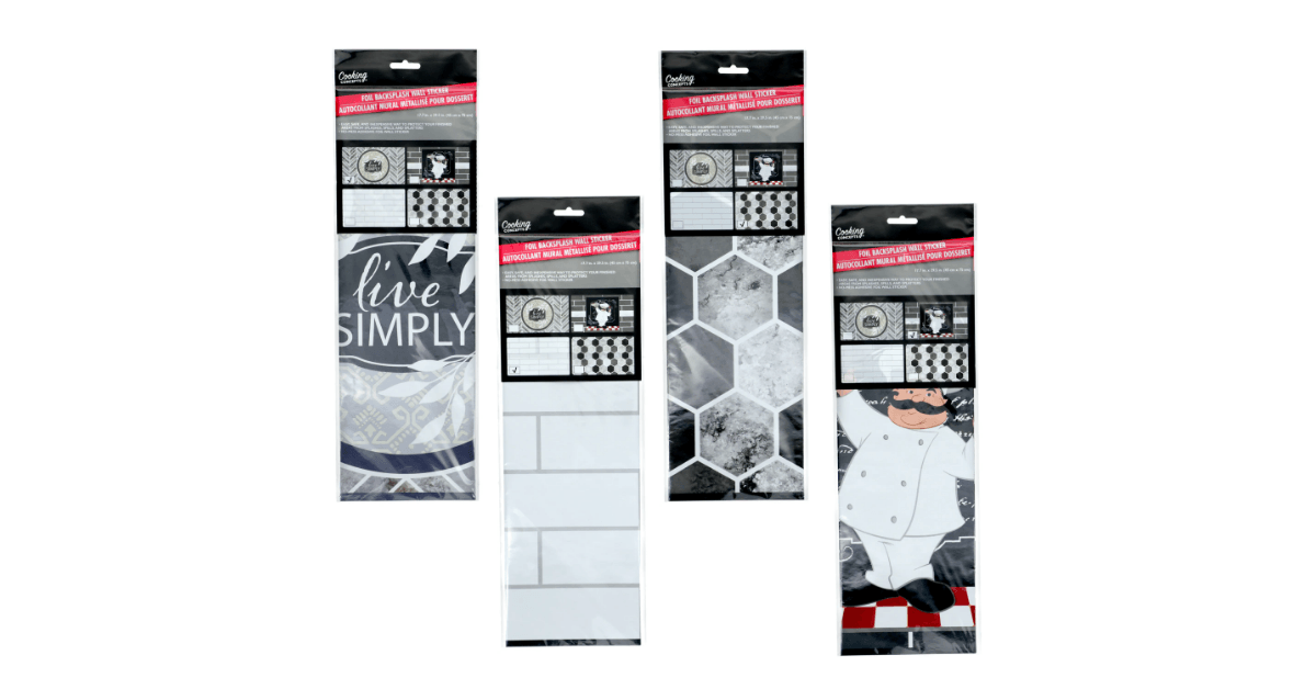 Cooking Concepts Backsplash Wall Stickers
