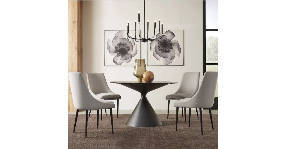 5 piece round dining table