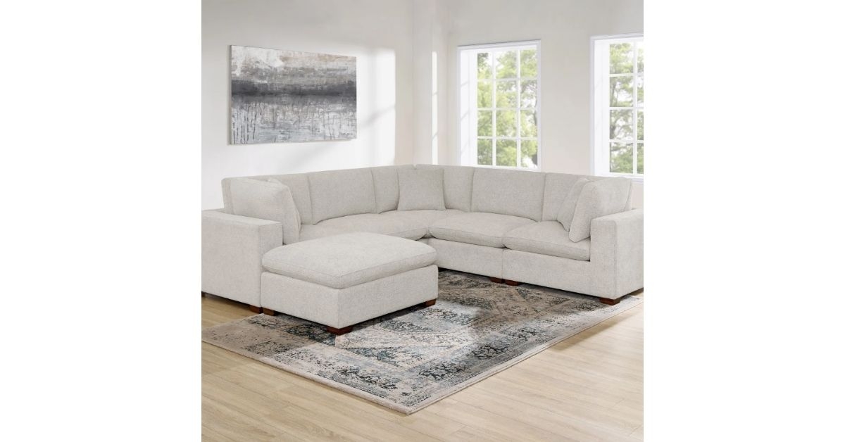 6 piece modular sectional