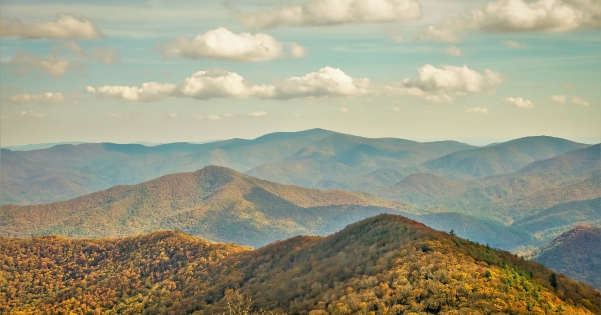 fantastic view from brasstown bald mountain