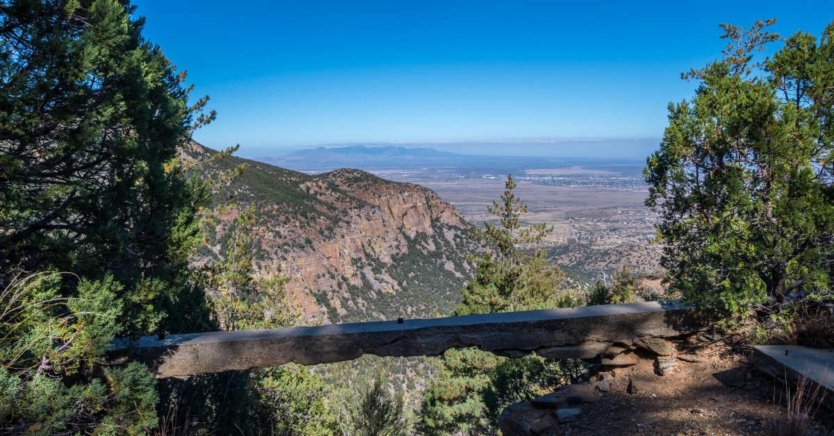 overlooking view of sierra vista arizona