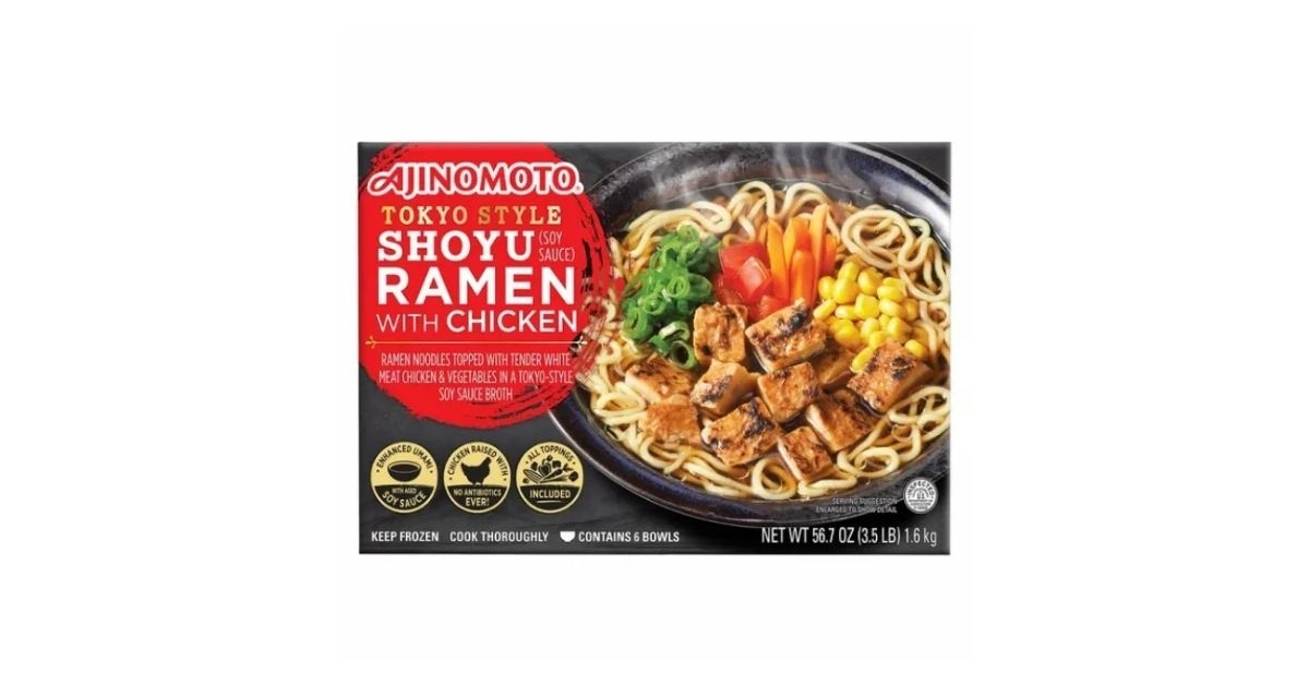 Ajinomoto Shoyu Ramen with Chicken