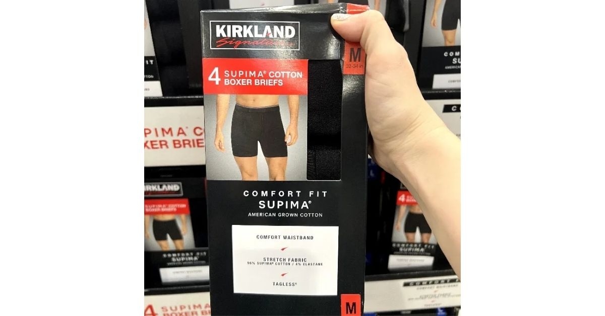 Kirkland Signature Supima Cotton Boxer Briefs