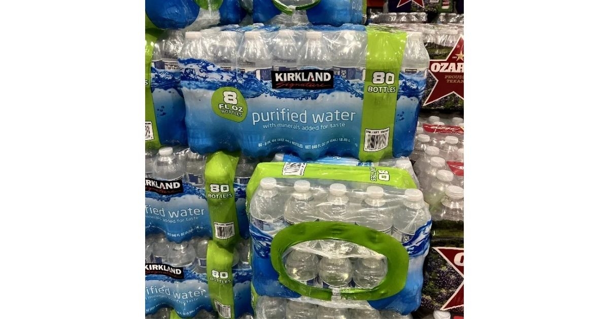 Kirkland Signature Purified Water Bottles