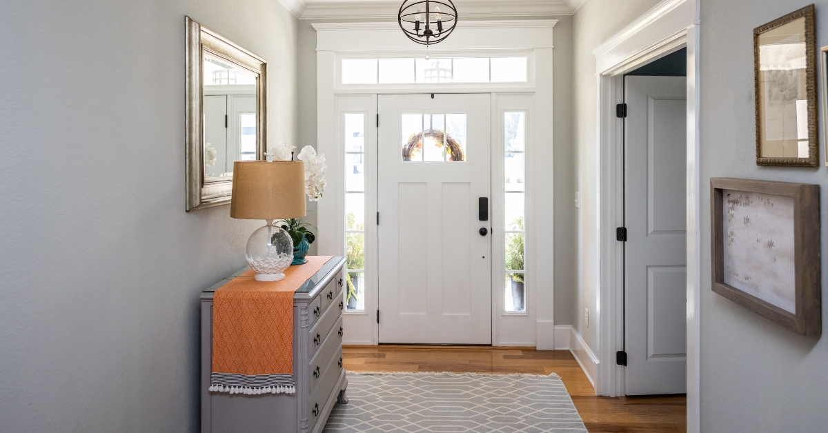 interior of a white house