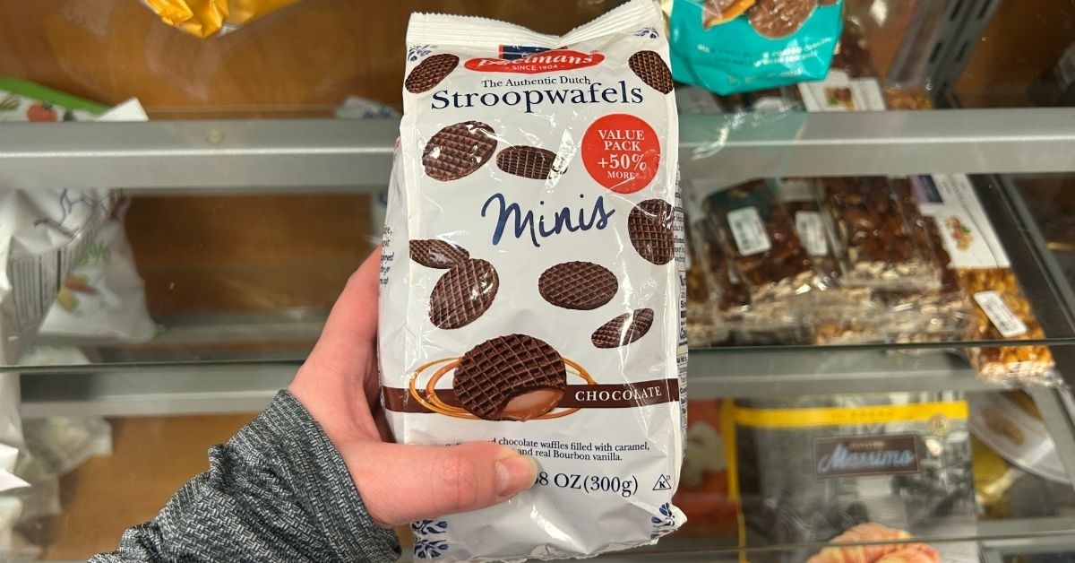 mini chocolate stroopwafels