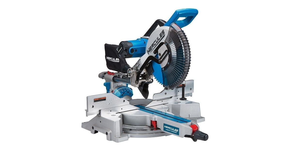 hercules dual bevel sliding compound miter saw