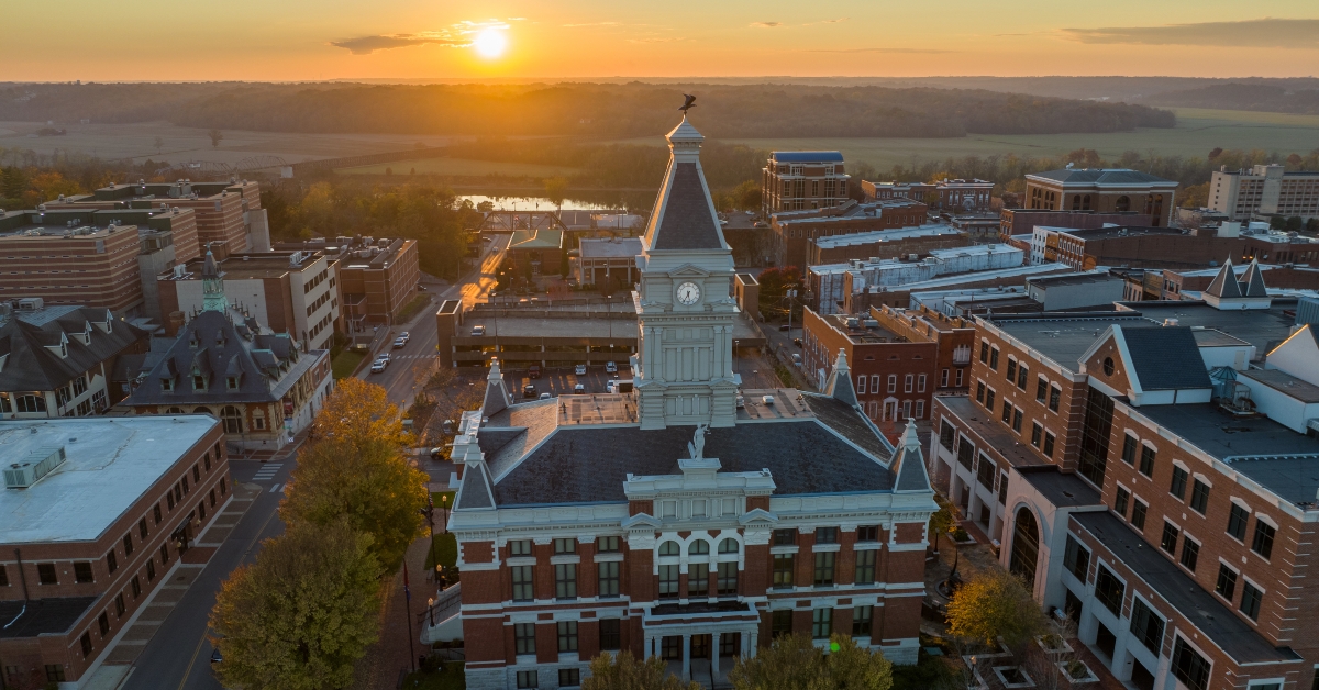 clarksville tennessee aerial 