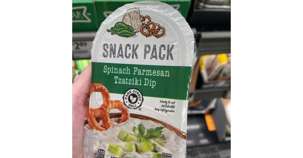 Snack Pack Spinach Parmesan Tzatziki Dip 