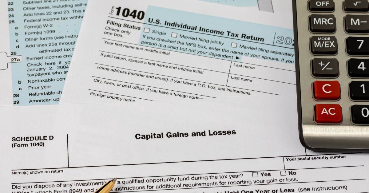 capital gains form