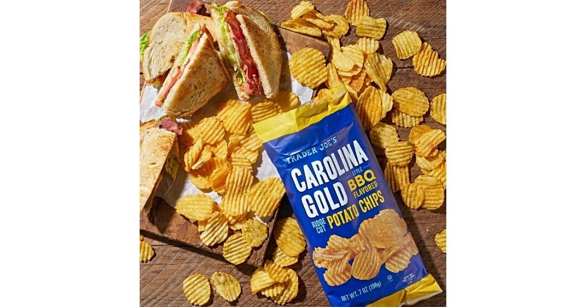 Carolina Gold Style BBQ Flavored Ridge Cut Potato Chips