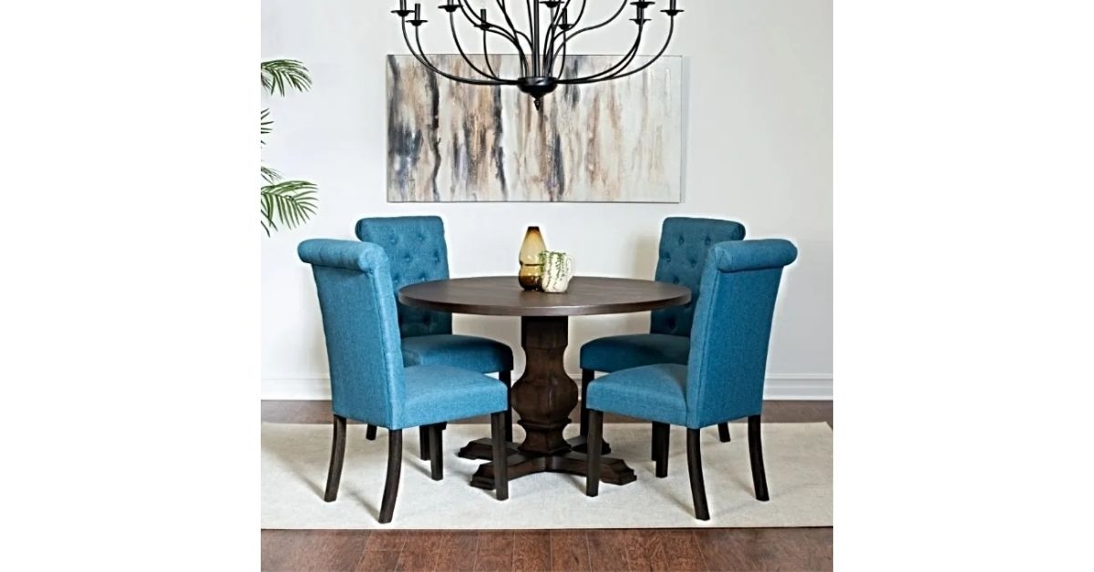 Roundhill Furniture Enbridge 5-piece Dining Set
