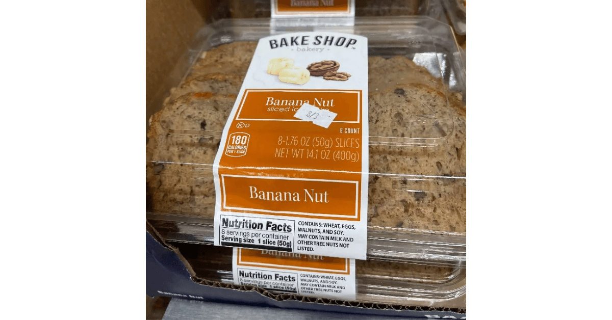 Banana Nut Loaf Cake