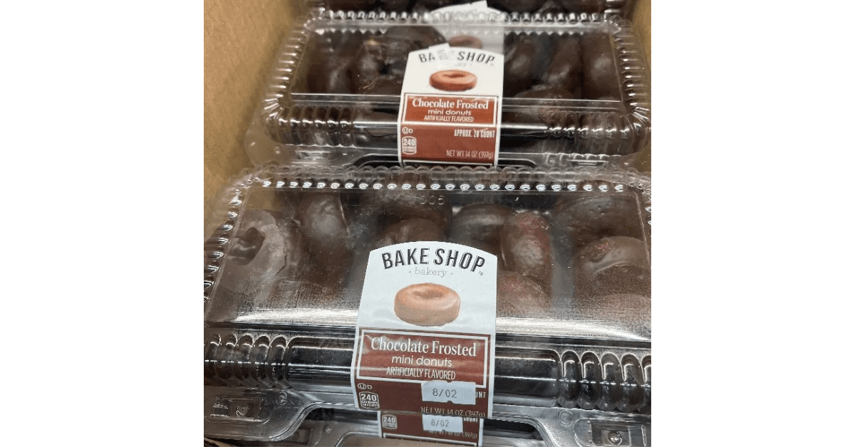 Chocolate Frosted Mini Donuts