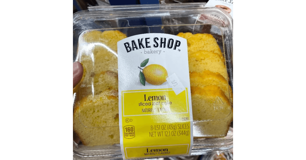 Lemon Sliced Loaf Cake