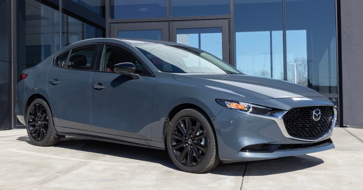 mazda 3 dealership display