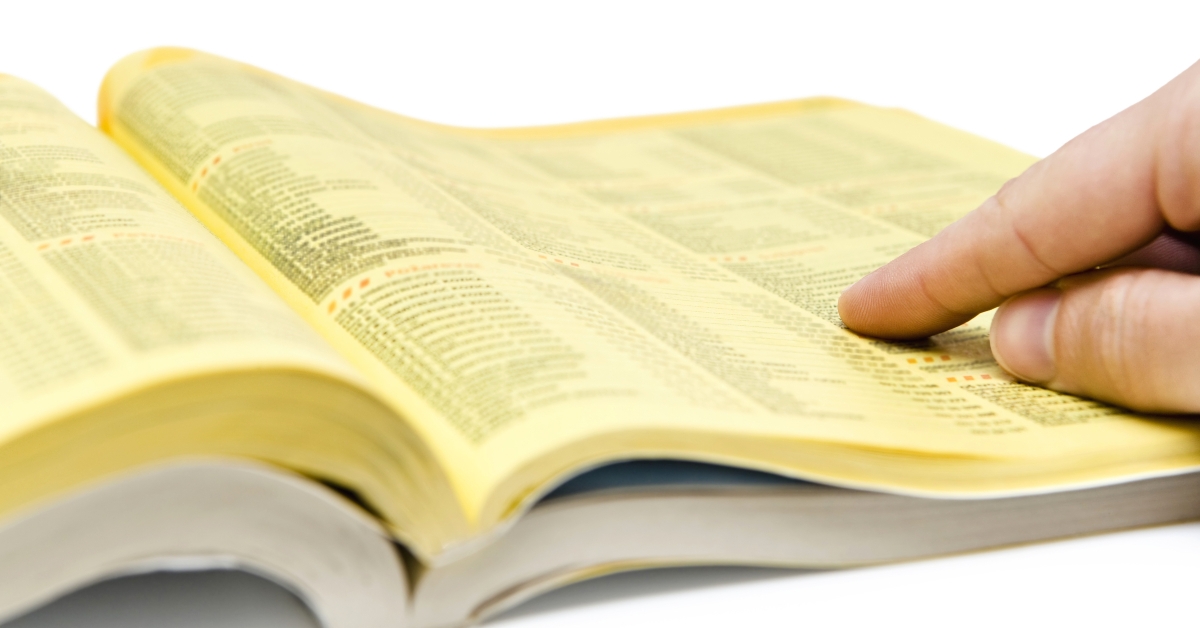 yellow pages search 
