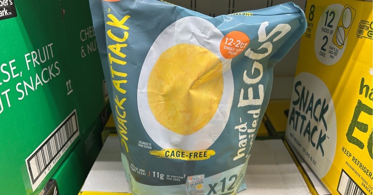 cage free hardboiled eggs