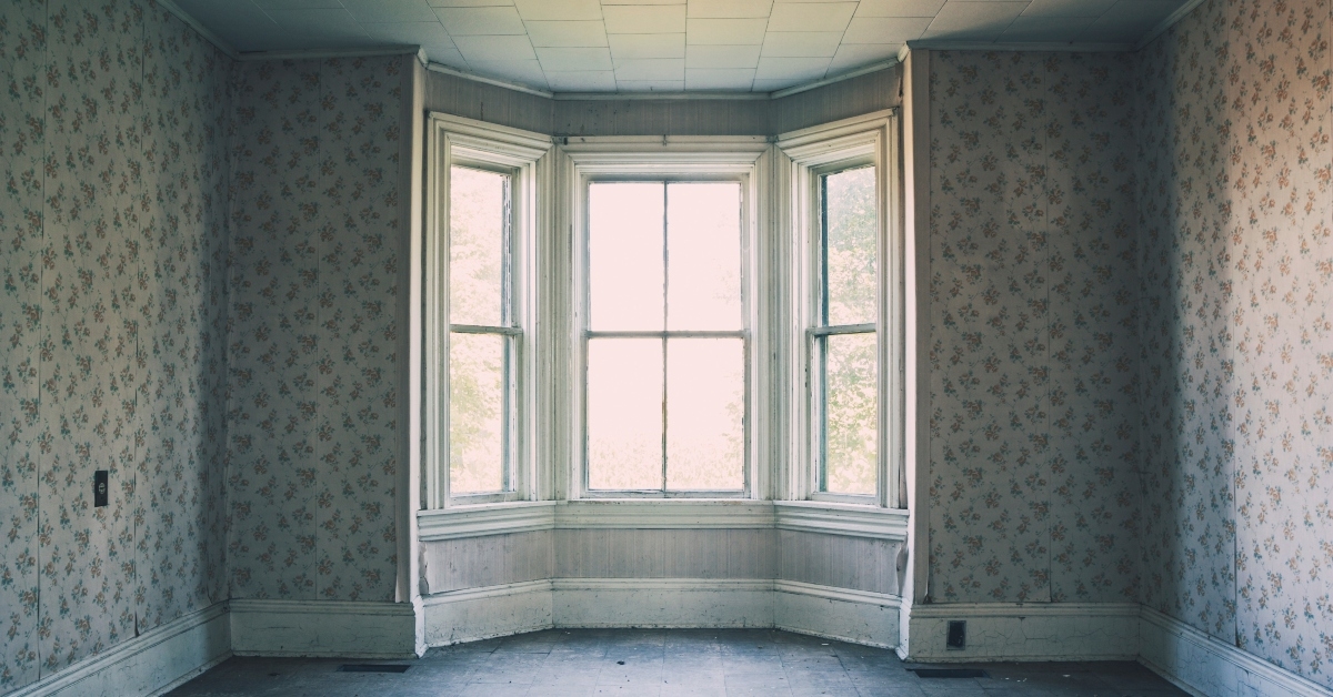abandoned house interior 