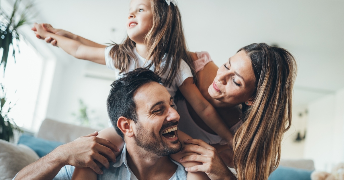 family fun time at home