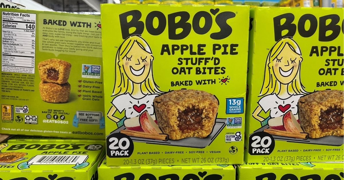 apple pie stuffed oat bites