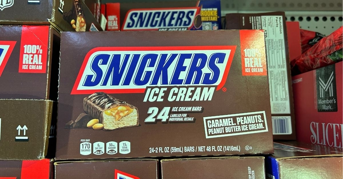 snickers ice cream bars