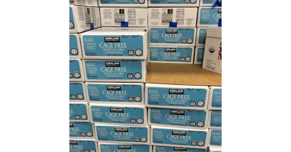 Costco cage free eggs