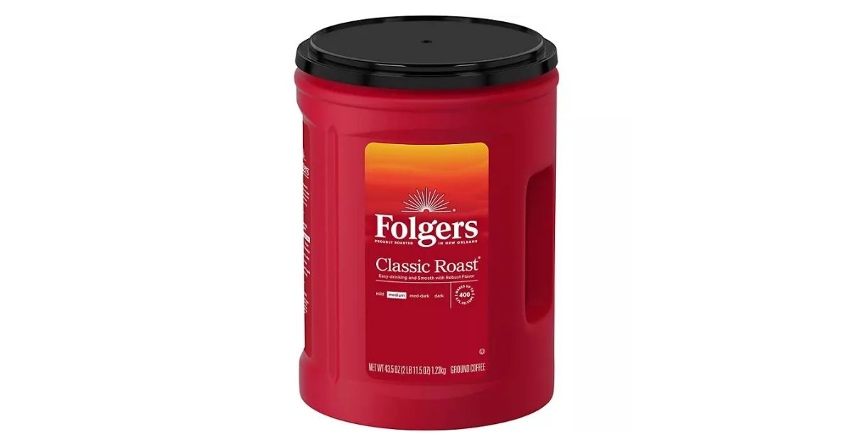 folgers classic medium roast ground coffee