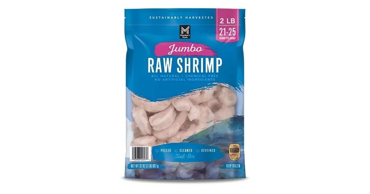 frozen jumbo raw shrimp