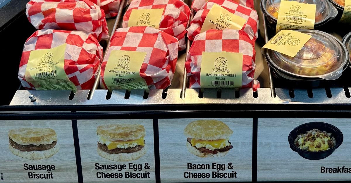 Buc-ees breakfast biscuit