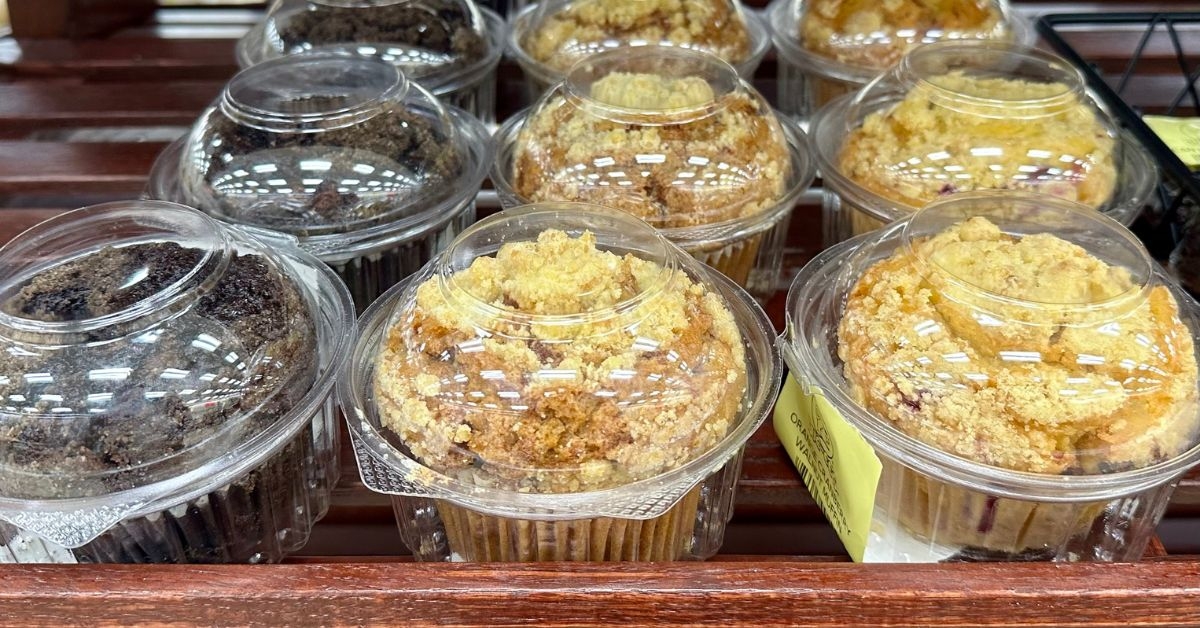 cups of baked muffins