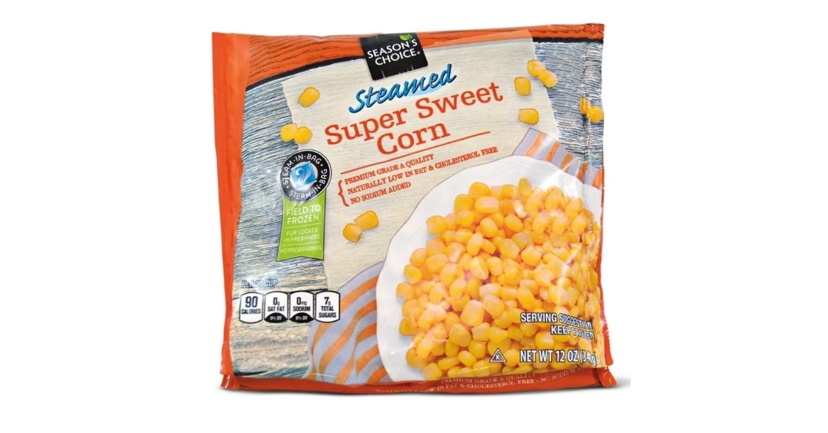 seasons choice frozen sweet corn