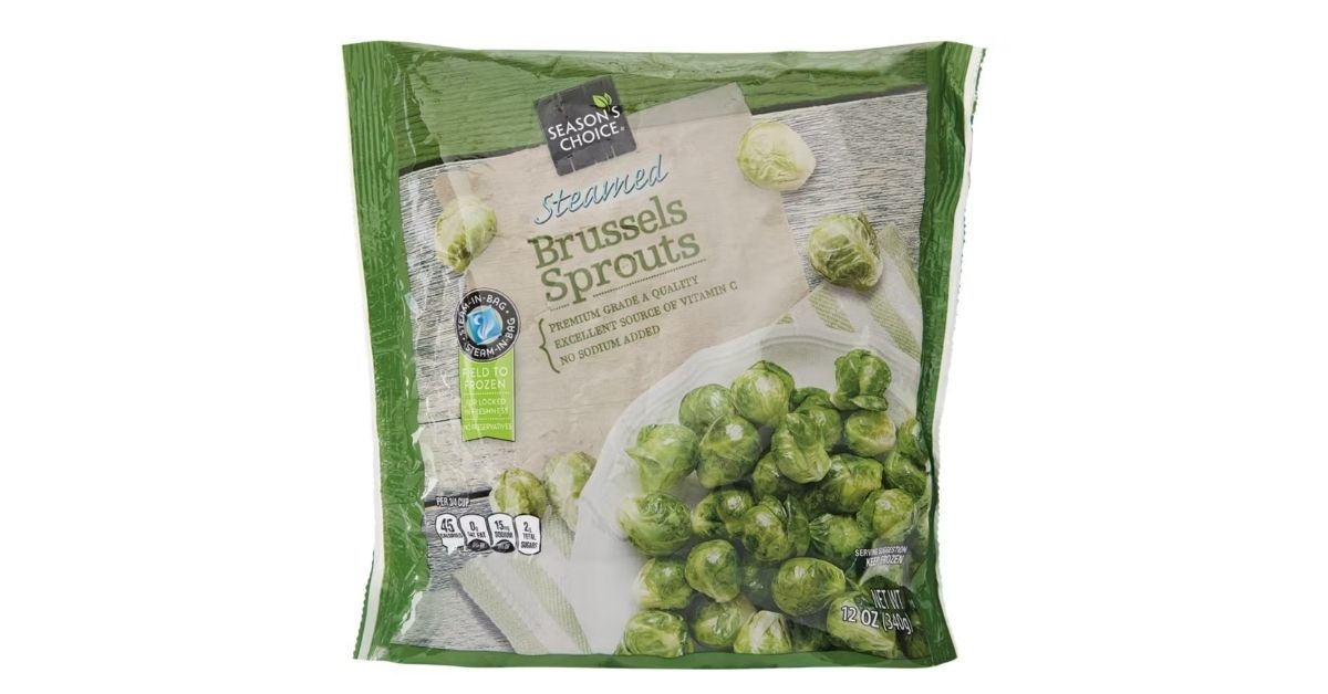 seasons choice steamable frozen brussels sprouts