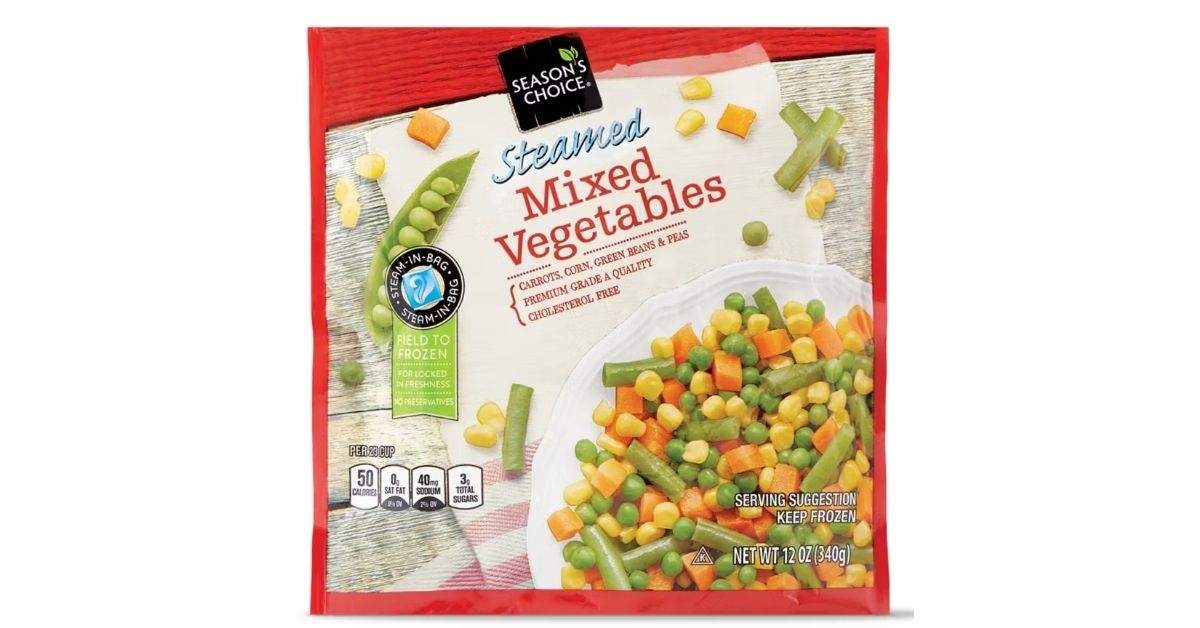 seasons choice steamable frozen mixed vegetables