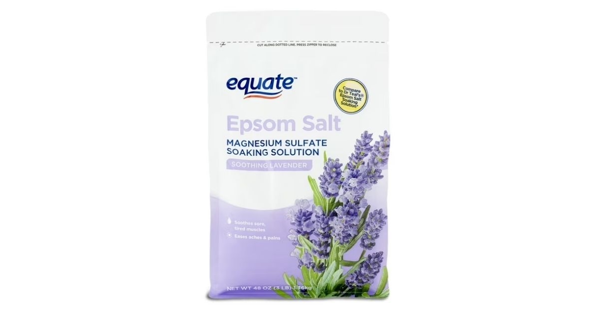 epsom salt soothing lavender