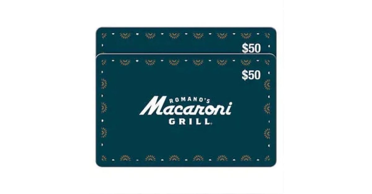 Macaroni Grill gift card