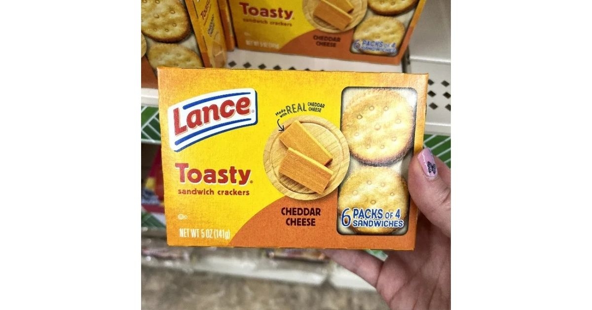 Lance Toasty Cheddar Cheese Crackers