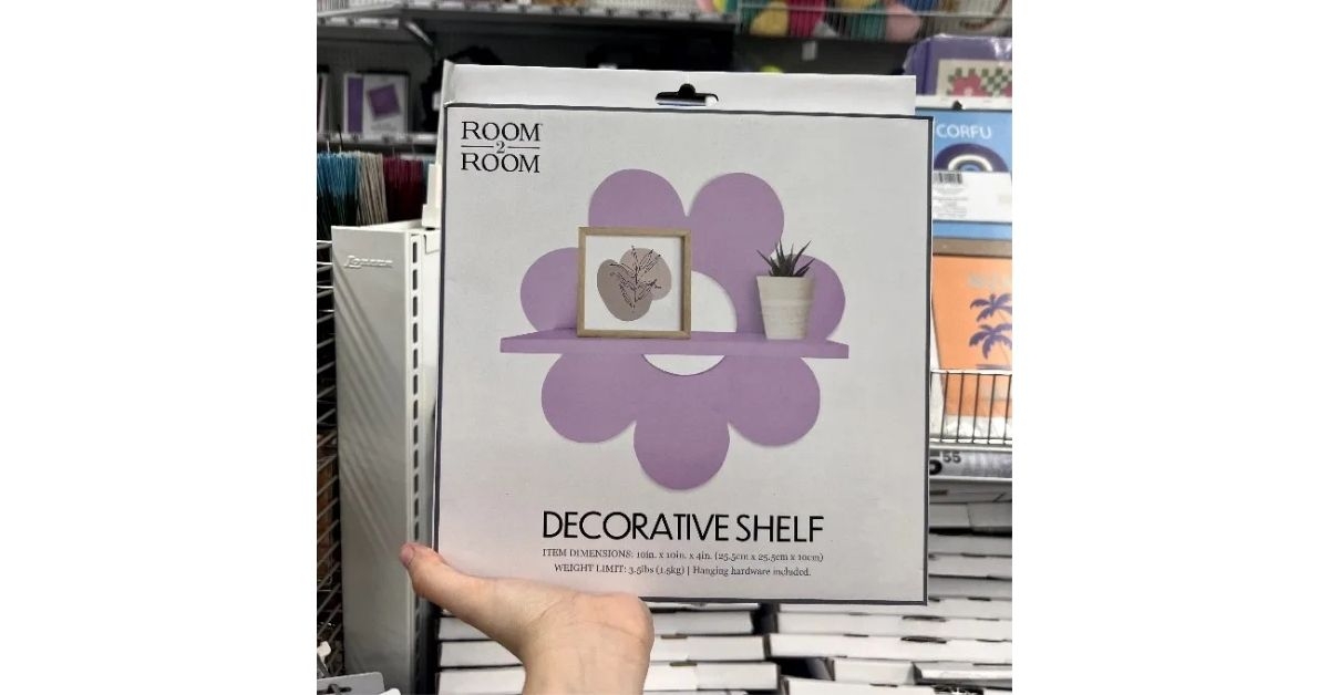Decorative Daisy Flower Shelf