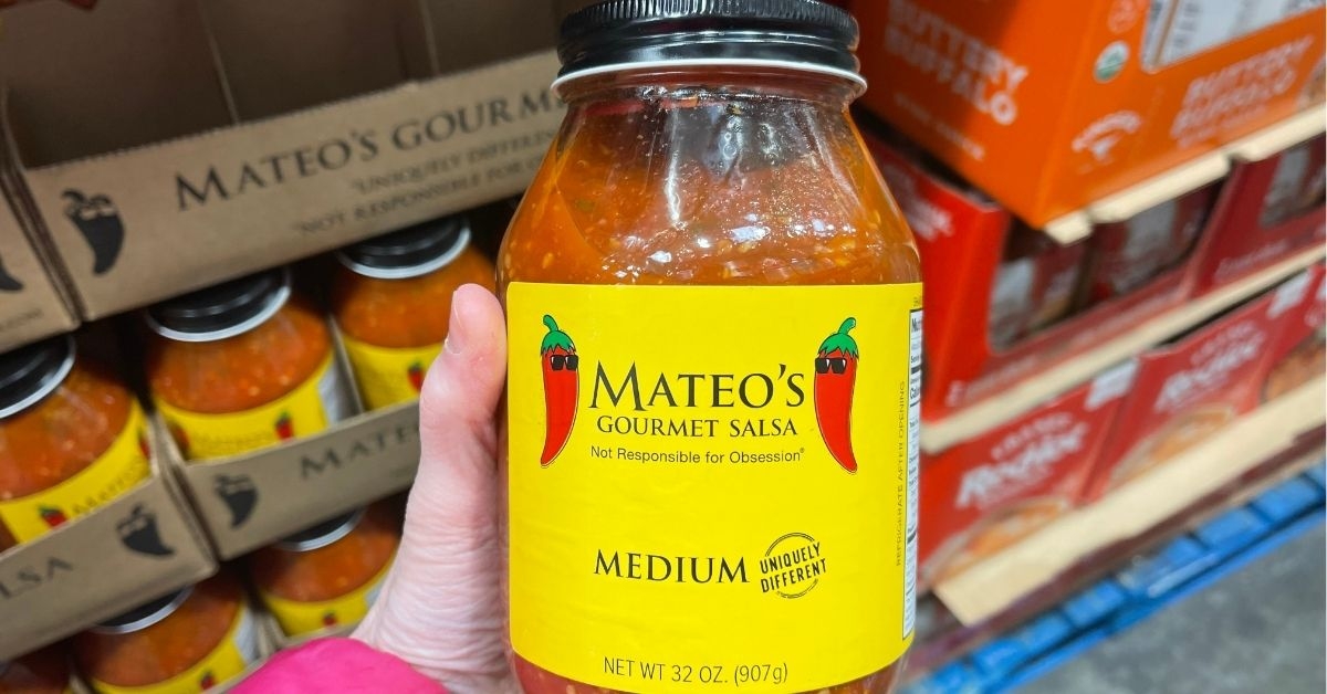 bottle of gourmet salsa