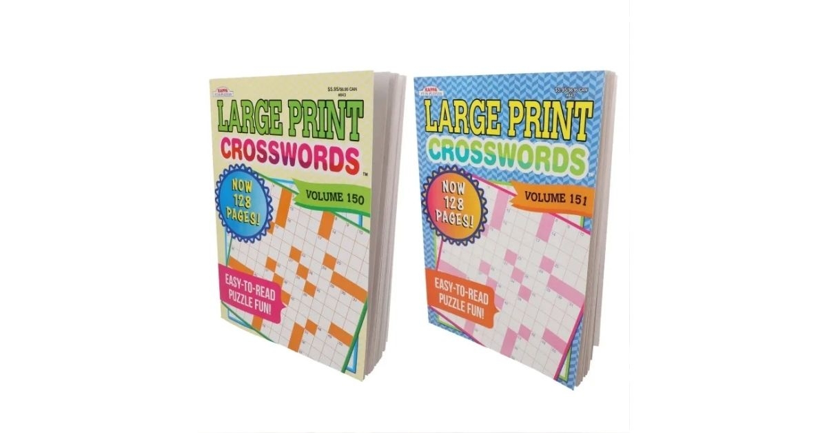 Crossword puzzle books