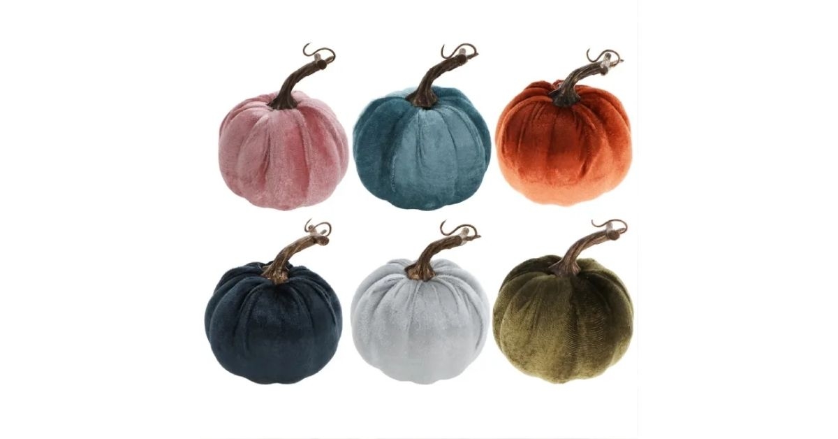 velvet pumpkins
