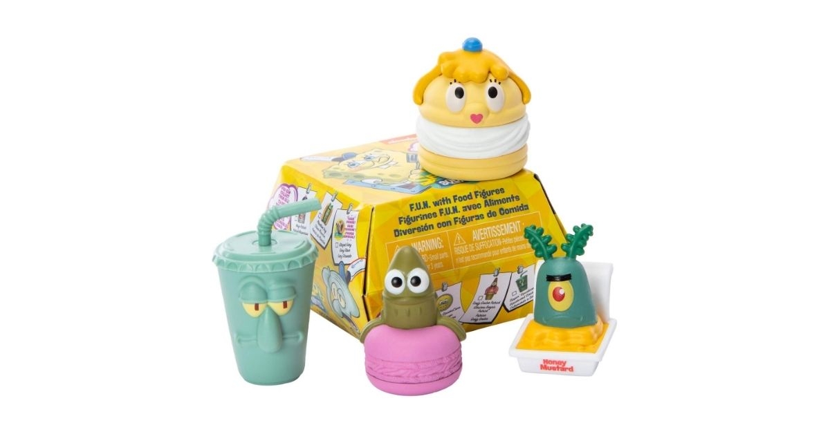spongebob squarepants food figure blind bag