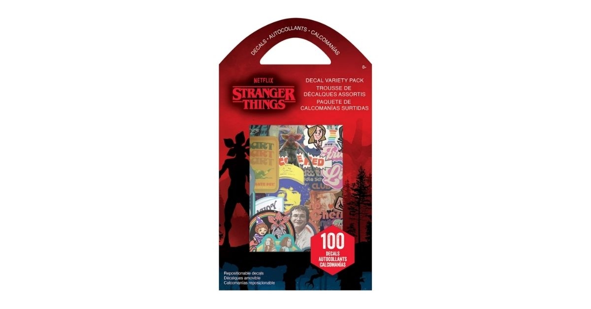 stranger things decal variety pack
