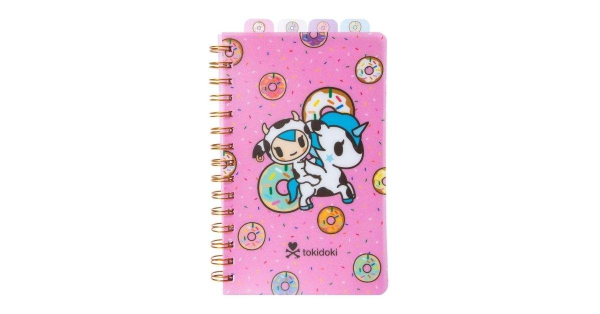 tokidoki moofia tabbed notebook