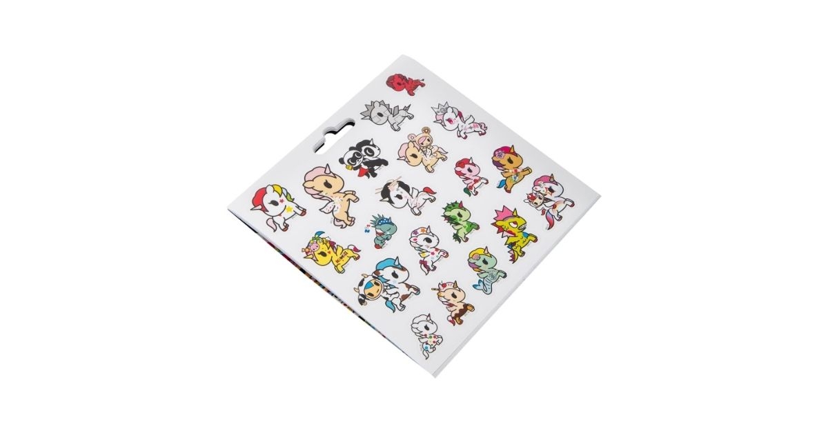 tokidoki unicorno sticker booklet